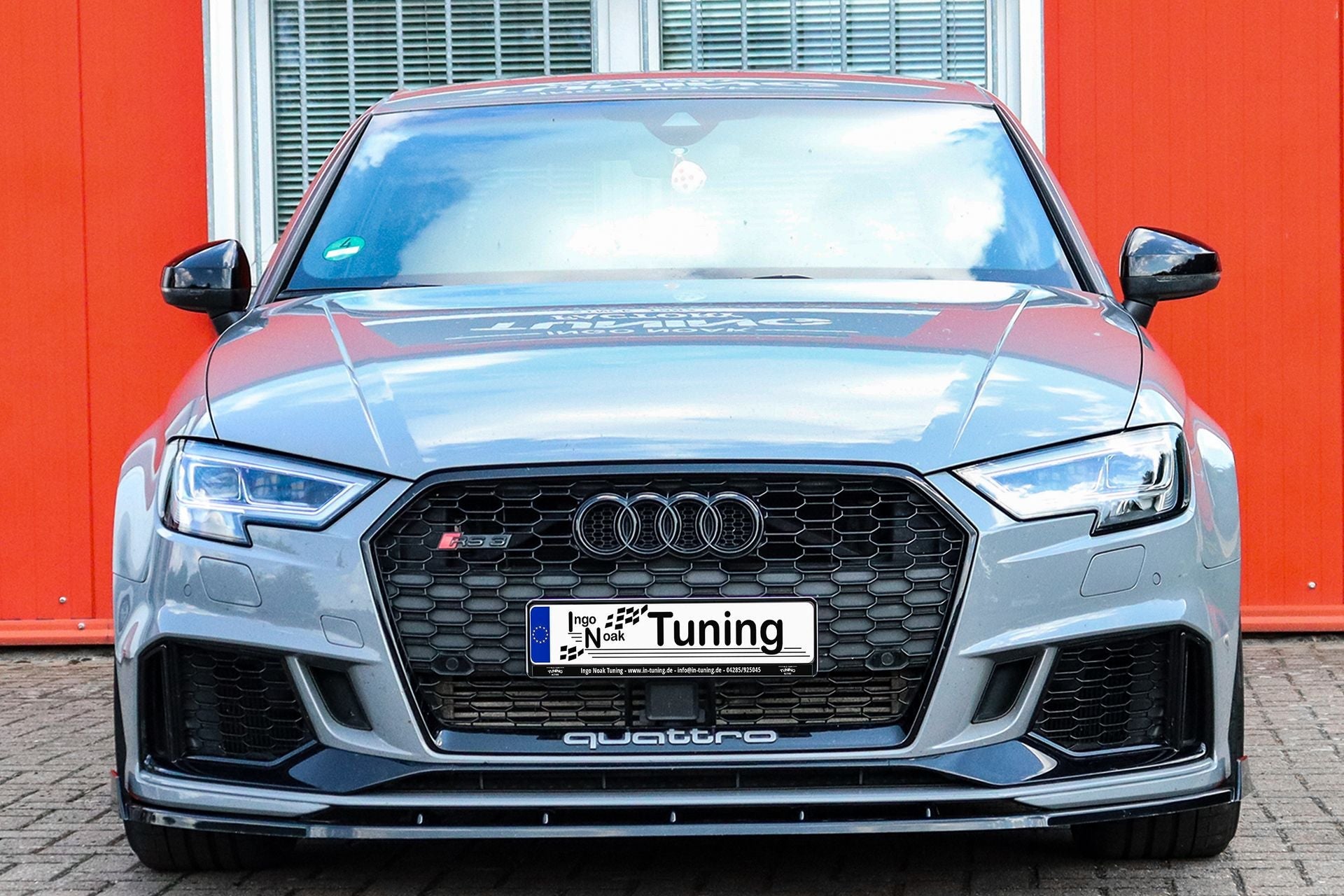Cup Frontspoilerlippe mit Wings für Audi RS3 8V Facelift Sportback/Limo