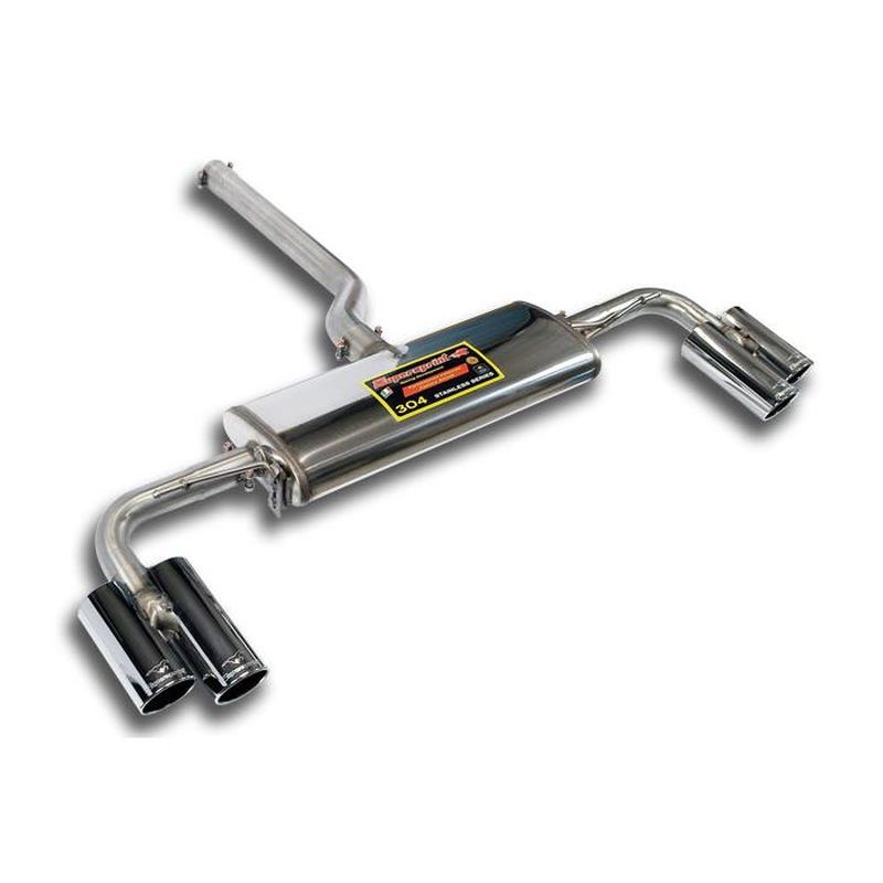 Supersprint Endschalldämpfer OO80 Rechts - OO80 Links für BMW X BMW F25 X3 (2011–2013) | ABE - eintragungsfrei