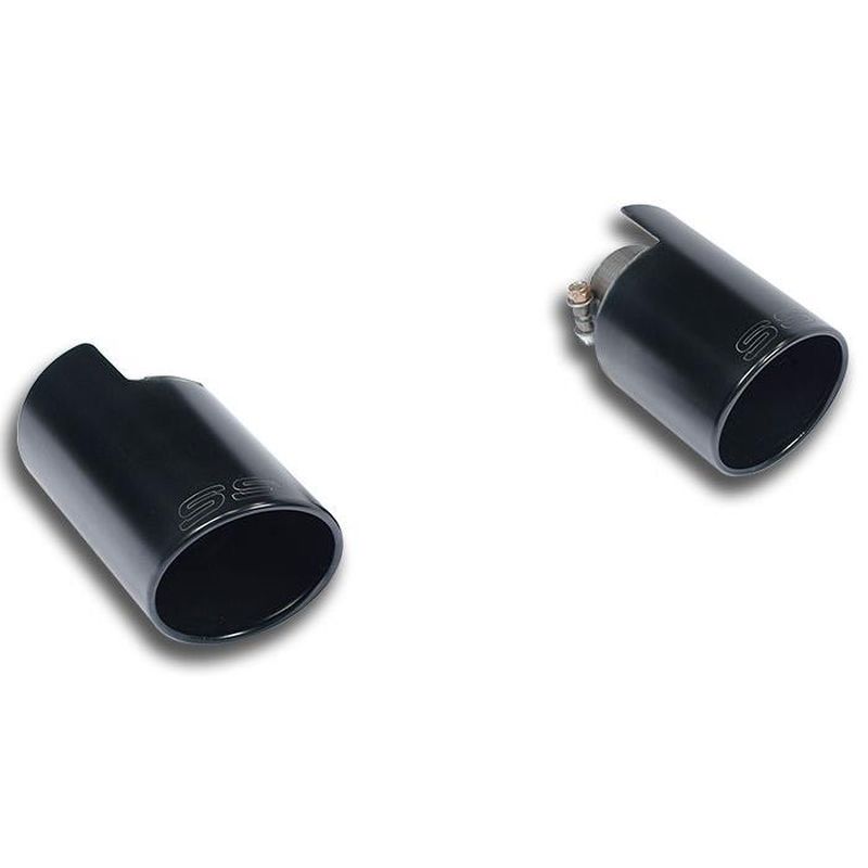 Supersprint Endrohrsatz Rechts O100 - Links O100 -Black- für Abarth 500 ABARTH (2008–2016)