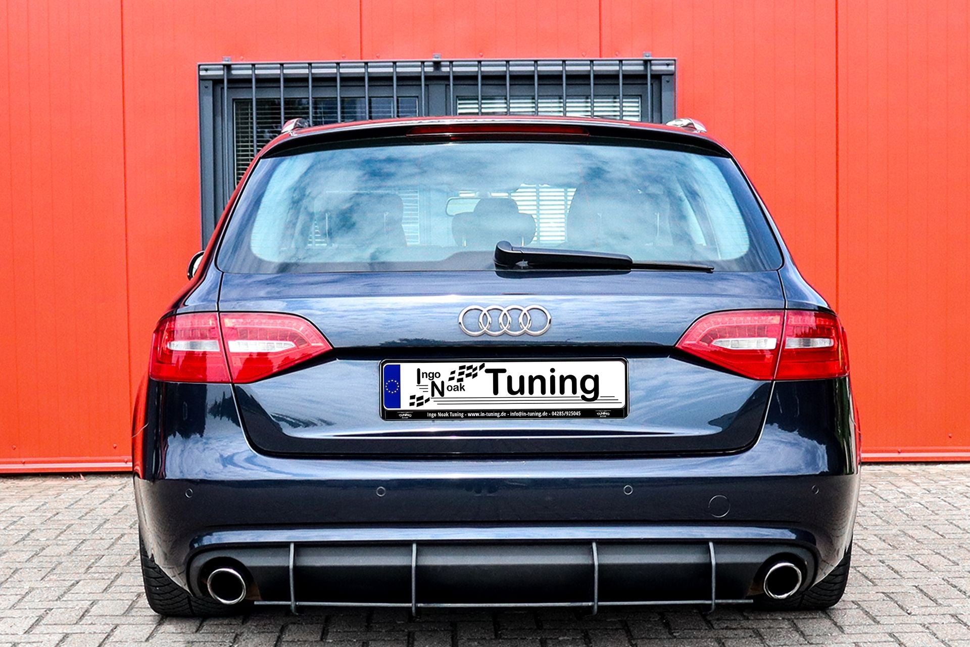 Heckansatz für Audi A4 B8 Avant Facelift ohne S-Line