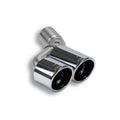 Supersprint Mittelrohrsatz Rechts + Endrohr OO90 für Porsche 911 (Serie 991.1) (2012–2015)