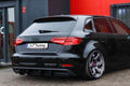Heckansatz für Audi A3 8V Sportback Facelift gefräßt