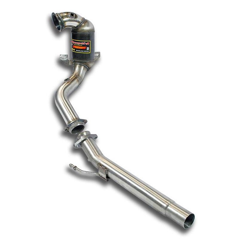 Supersprint Downpipe + Sport Metallkatalysator(Outlet Ø60mm) für AUDI A1  (2018–2019)