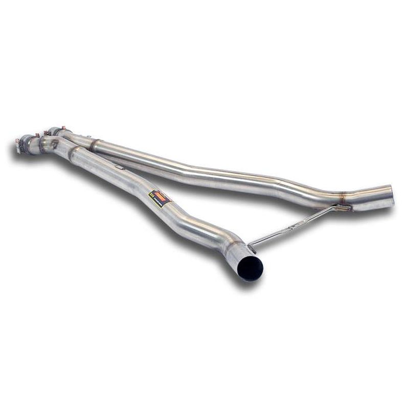 Supersprint Mittelrohrsatz Rechts - Links + -X-Pipe- für BMW M6 BMW E64 Cabrio M6 (2005)
