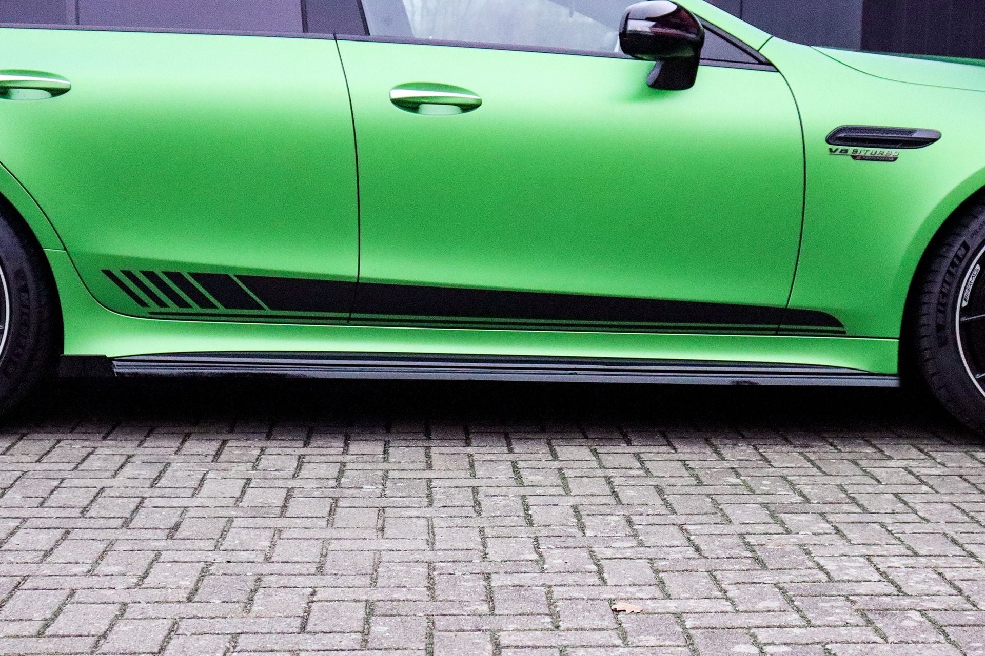 Cup Seitenschweller mit Wing hinten für Mercedes AMG GT X290