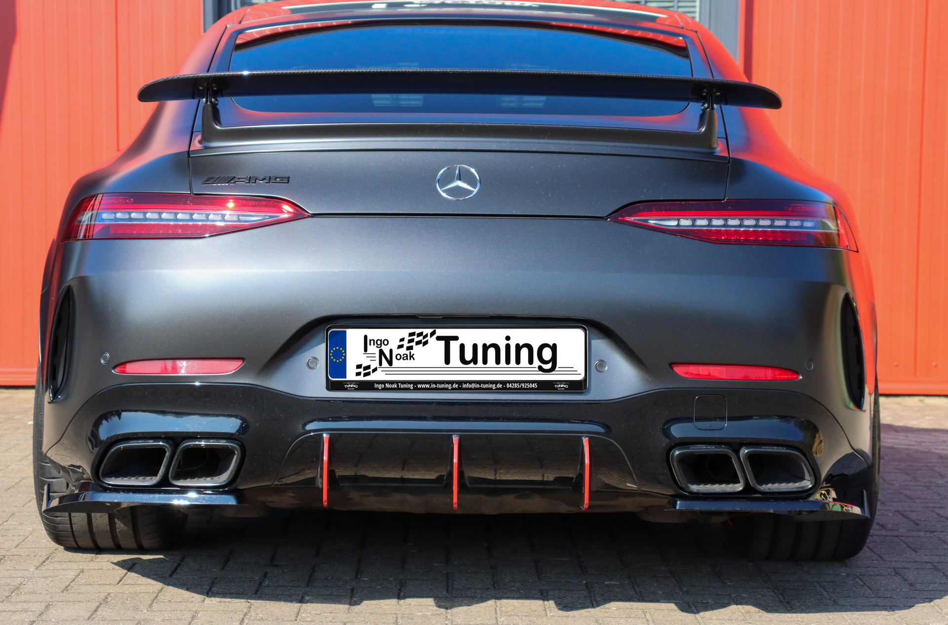 Gefräster Heckansatz für Mercedes AMG GT 63S 4-Türer X290