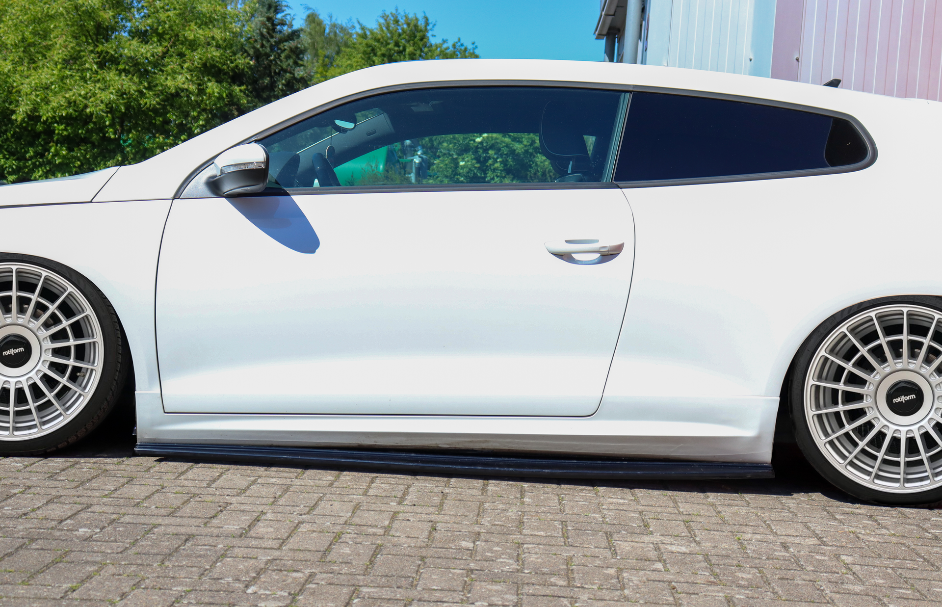 Cup Seitenschweller aus ABS für VW Scirocco 3 mit R-Line