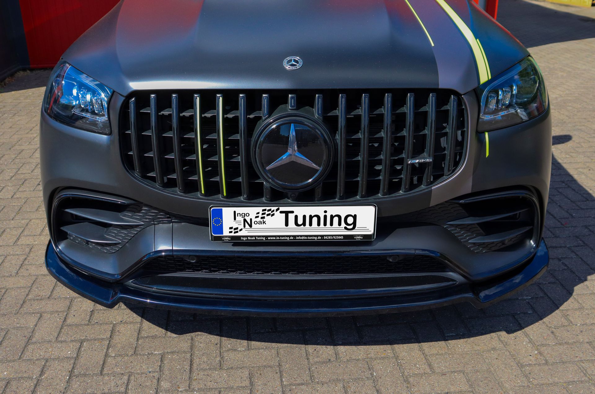 Cup Frontspoilerlippe aus ABS für Mercedes GLS 63 AMG 4 Matic