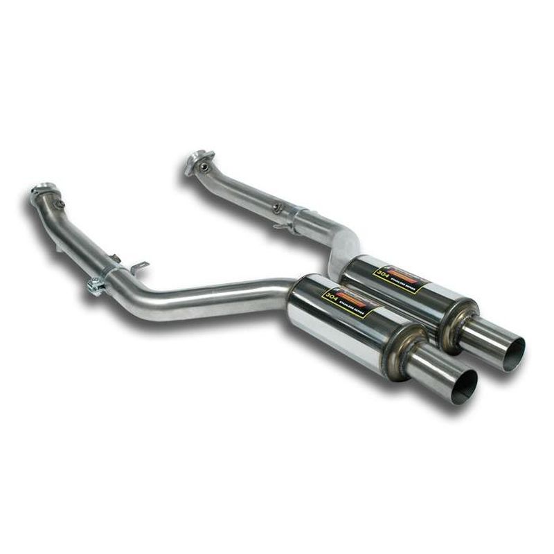 Supersprint Vorderrohre Kit mit Schalldämpfer - (für Katalysator Ersatz) für BMW M3 BMW E90 M3 (2007–2013)