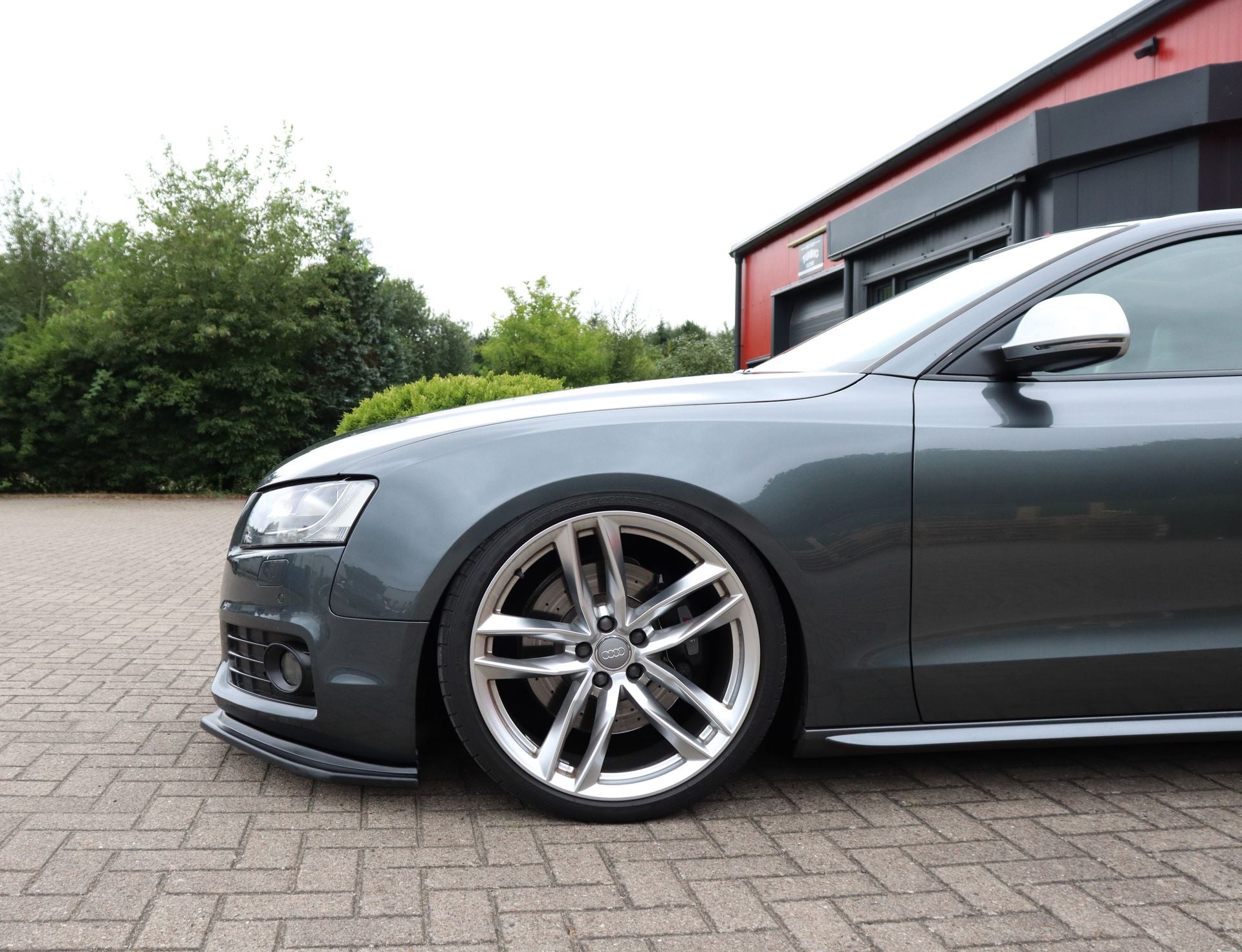 Cuplippe Frontspoilerlippe aus ABS für Audi A5 B8 Bj.: 2007-2011
