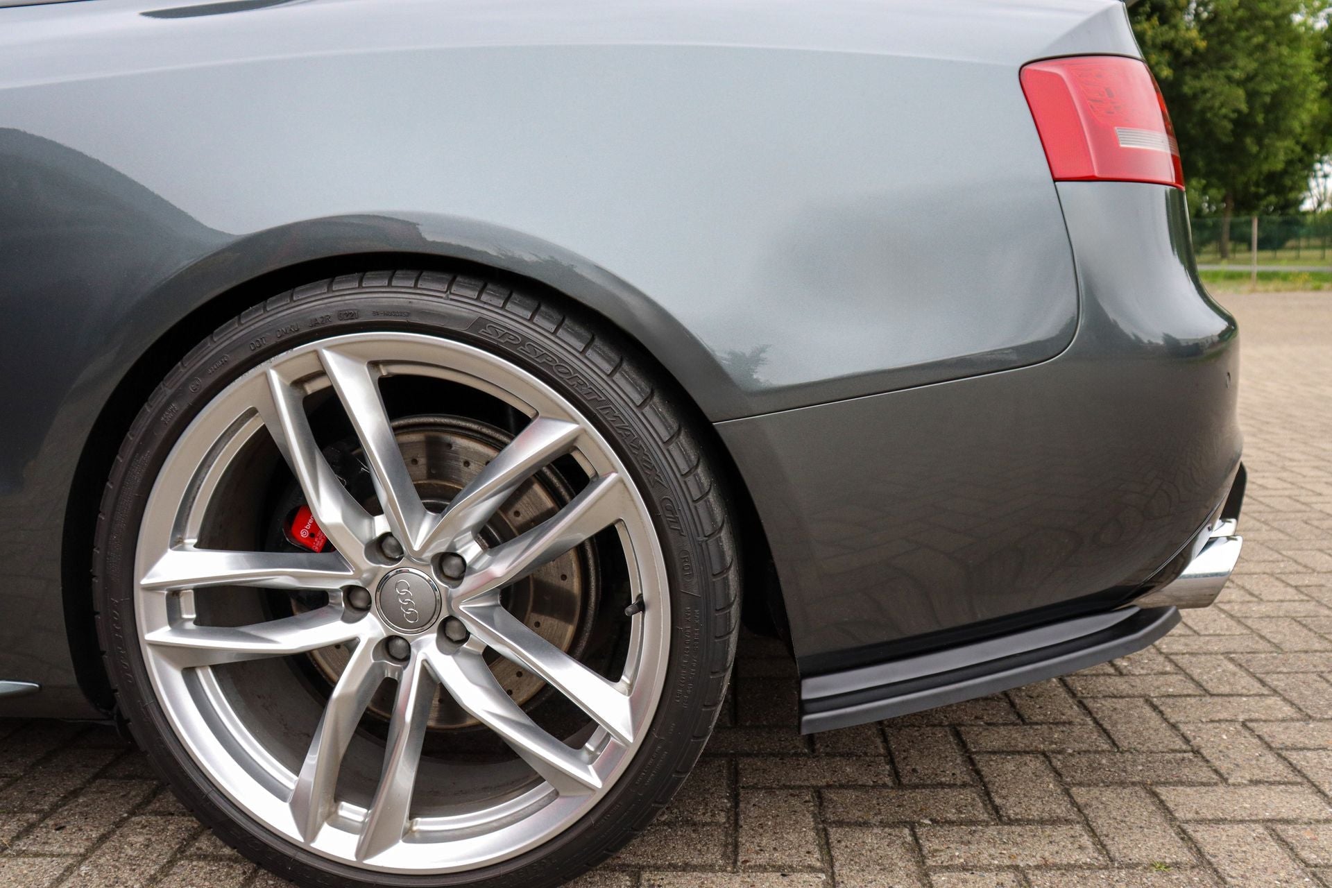 Heckansatz Seitenteile aus ABS für Audi A5 B8 nur für Cabrio / Coupe