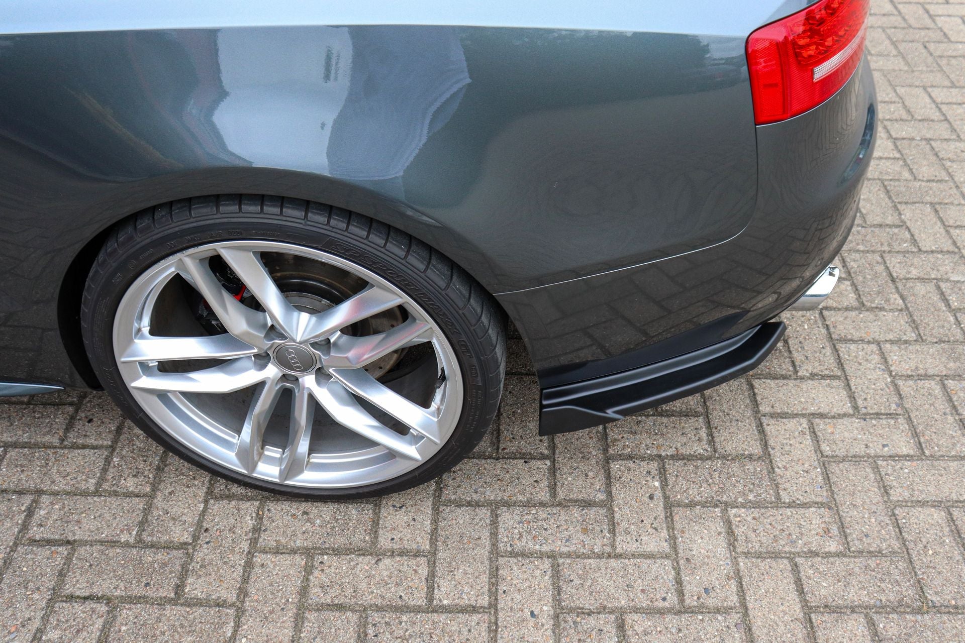 Heckansatz Seitenteile aus ABS mit Wings für Audi S5 B8 nur für Cabrio / Coupe