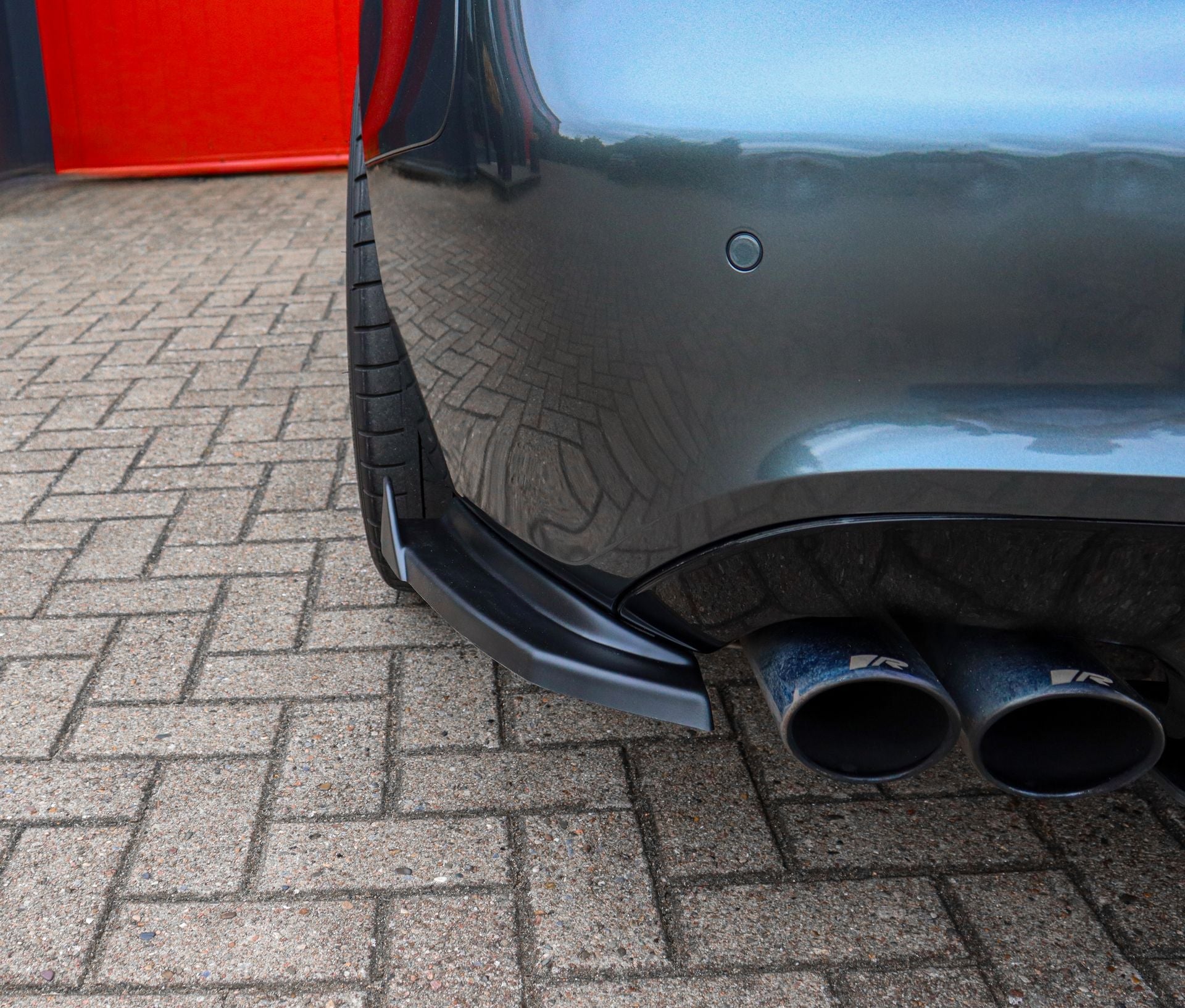 Heckansatz Seitenteile aus ABS mit Wings für Audi A5 B8 nur für Cabrio / Coupe