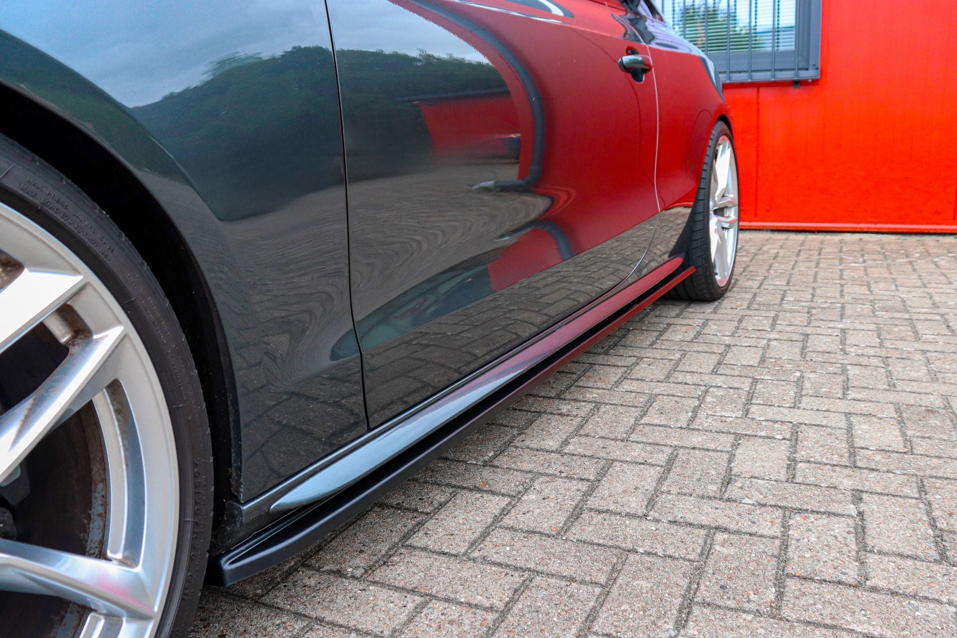 Cup Seitenschweller aus ABS passend für Audi A5 B8 S-Line