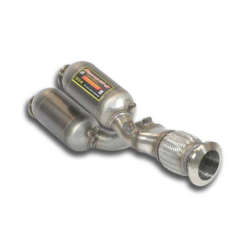 Supersprint -Y-Pipe- Rechts mit Sport Metallkatalysator für Lamborghini Aventador  (2011–2017)