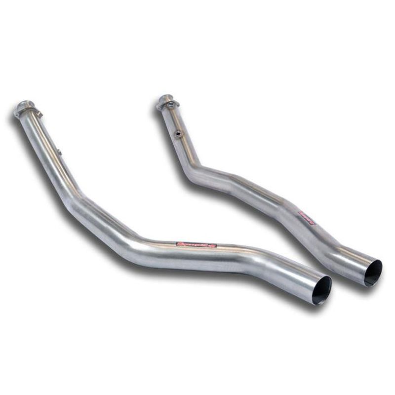 Supersprint Rohrsatz ab Turbolader Rechts + Links (für Katalysator Ersatz) für Mercedes AMG MERCEDES W166 ML/GLE AMG (2012–2015)