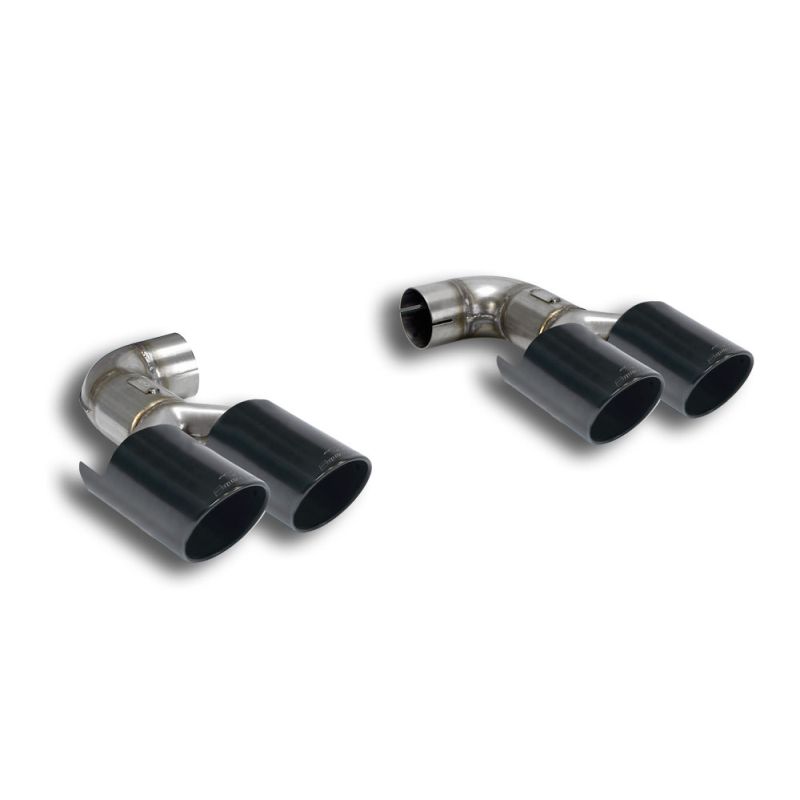 Supersprint Endrohrsatz Rechts OO 90 +Links OO 90 BLACK für BMW M X BMW F85 X5 M (2014)