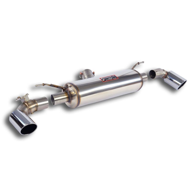 Supersprint Endschalldämpfer Rechts O100 - Links O100 mit Klappe für BMW 3er BMW F30 / F31 2012 - 2015 (2012–2016)