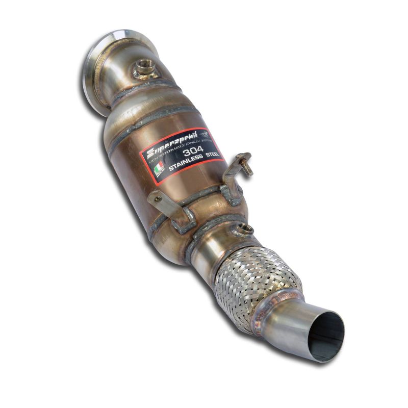 Supersprint Rohrsatz ab Turbolader + Sport Metallkatalysator für BMW 1er BMW F20 / F21 LCI 2014 -> (2014–2017)