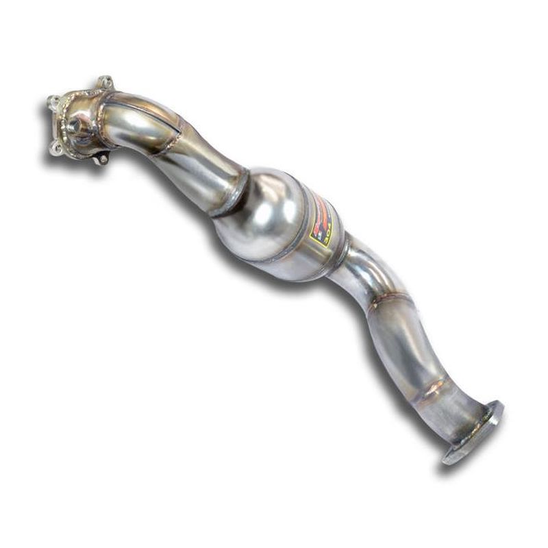 Supersprint Downpipe Links + Sport Metallkatalysator für AUDI S6 / RS6 AUDI A6 RS6 C7 Typ 4G Facelift QUATTRO 2015 - (2012–2015)