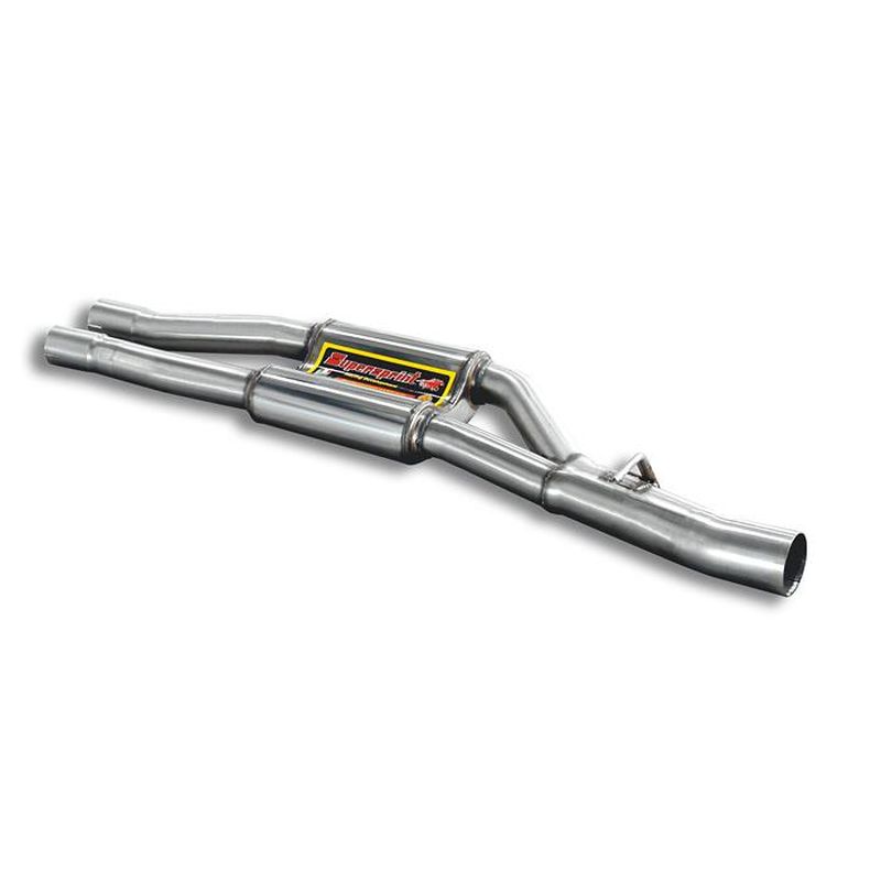 Supersprint Mittelrohrsatz X-Pipe (für Serien Mittelschalldämpfer Ersatz) für Alpina BMW ALPINA Serie 7 (2005)