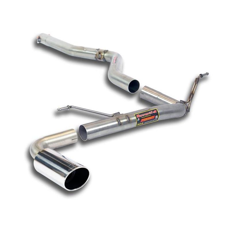 Supersprint Verbindungsrohr + Hinteres Rohr O90 für BMW 3er BMW F34 GT (2013)