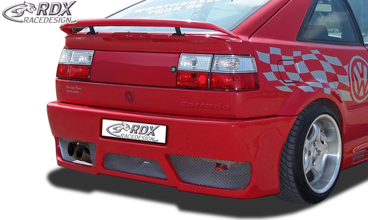 RDX Heckstoßstange für VW Corrado mit KZ-Mulde "GT-Race" Heckschürze Heck