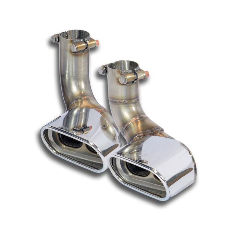 Supersprint Endrohrkit Links 2 x 145x75 für Mercedes AMG MERCEDES C199 SLR