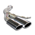 Supersprint Hinteres Rohr Links 100x75 für AUDI A7 SPORTBACK 2010 - 2014 (2010–2014)