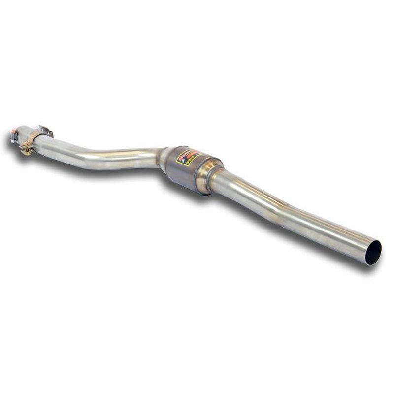 Supersprint Vorderrohr Links mit Sport Metallkatalysator 100 CPSI für Mercedes AMG MERCEDES W210 E AMG (2001–2002)