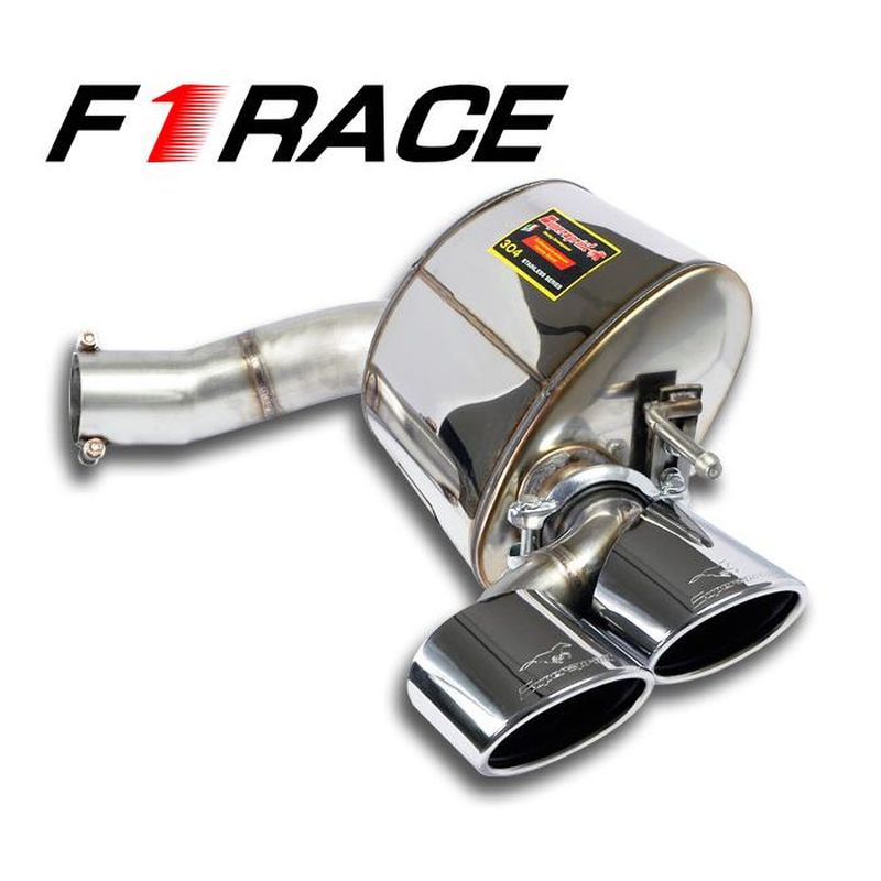 Supersprint Endschalldämpfer Rechts 120x80 -F1 Race- für Mercedes W218 MERCEDES C218 CLS (2010–2014)