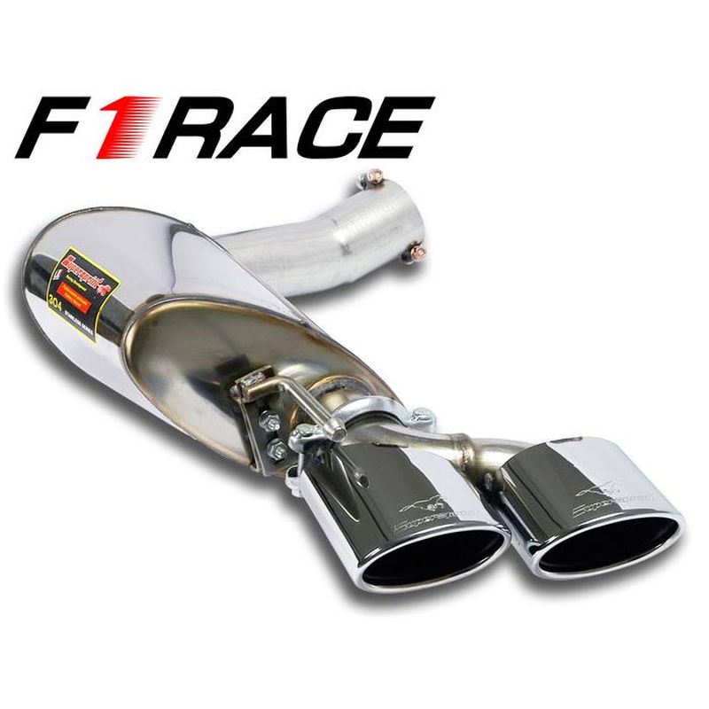 Supersprint Endschalldämpfer Links -F1 Race- 120x80 für Mercedes W218 MERCEDES C218 CLS (2010–2014)