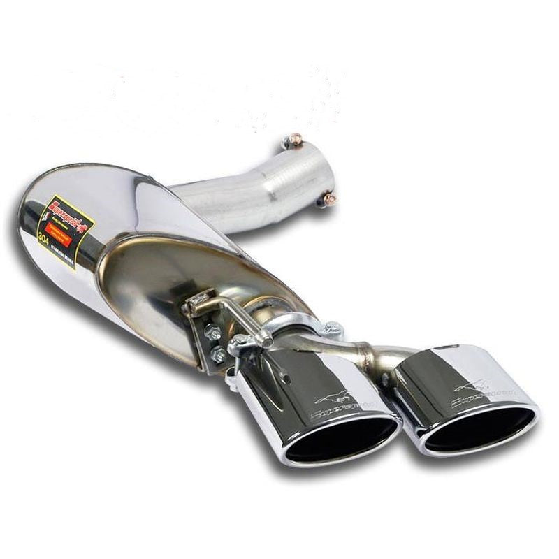 Supersprint Endschalldämpfer Links -F1 Race- 120x80 für Mercedes AMG MERCEDES W212 E AMG (2011–2013)