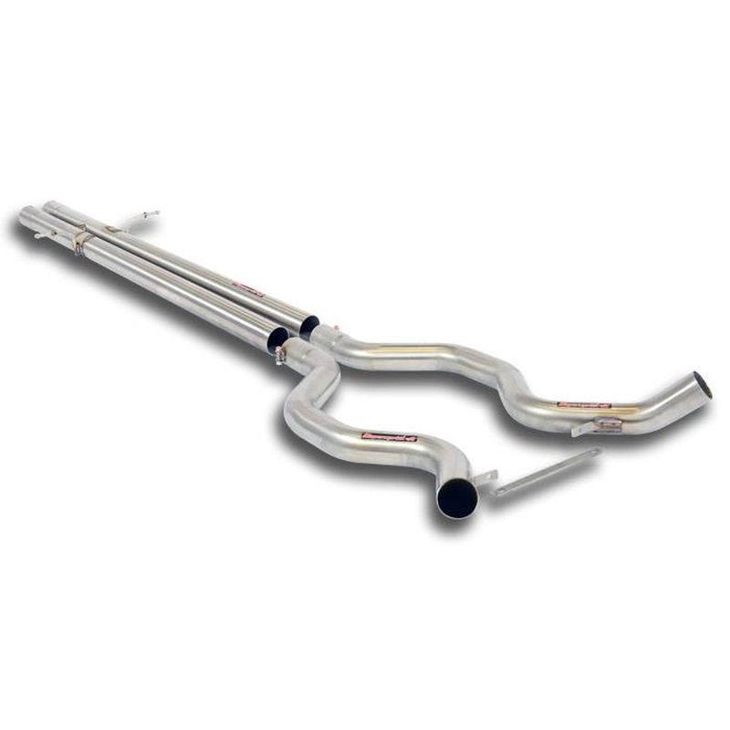 Supersprint Mittelrohrsatz -H-Pipe- + Verbindungsrohrsatz Rechts - Links für Land Rover RANGE ROVER SPORT Mk2 (L494) (2013)