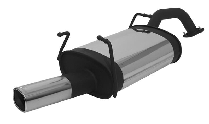 Remus Sportschalldämpfer mit 1 Endrohr 92x78 mm für Nissan Primera 2,2l TDI 93kW | EG-Gutachten/ABE
