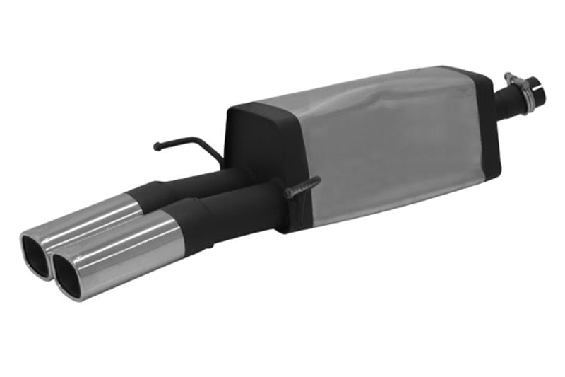Remus Sportschalldämpfer mit 2 Endrohren 92x78 mm für Opel Astra G | EG-Gutachten/ABE