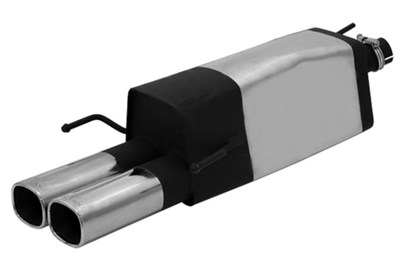 Remus Sportschalldämpfer mit 2 Endrohren 92x78 mm für Opel Astra G 2,2 D 92kW | EG-Gutachten/ABE