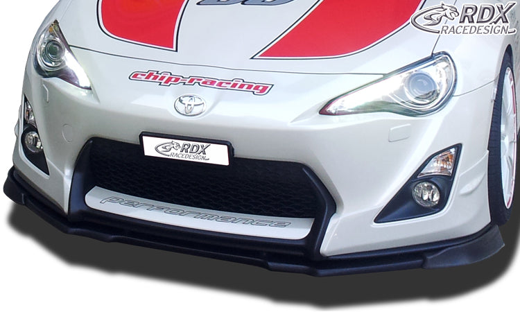 RDX Frontspoilerlippe VARIO-X für TOYOTA GT86 (Passend an Fahrzeuge mit Aero-Paket) Frontlippe Front Ansatz Vorne Spoilerlippe
