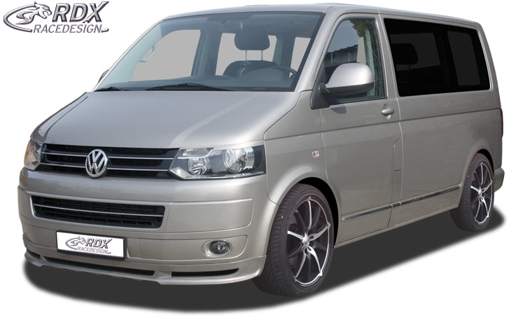 RDX Frontspoiler für VW T5 Facelift (2009+) Frontlippe Front Ansatz Spoilerlippe