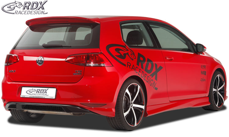 RDX Heckansatz für VW Golf 7 "GTI-Look" Heckeinsatz Heckblende Diffusor