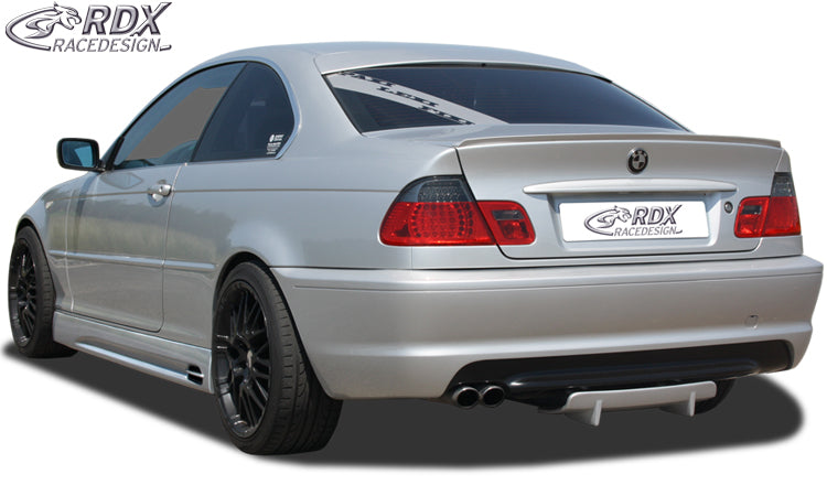 RDX Heckdiffusor U-Diff für BMW E46 (alle, auch M-Technik, M3, Touring) Diffusor Heck Ansatz