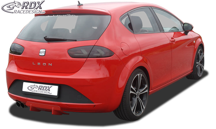 RDX Heckdiffusor U-Diff für SEAT Leon 1P (vor und nach Facelift auch FR & Cupra & Aero-Kit) Diffusor Heck Ansatz