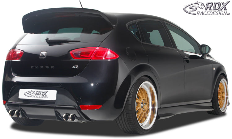 RDX Heckansatz für SEAT Leon 1P FR / Cupra Diffusor Heckblende Heckdiffusor