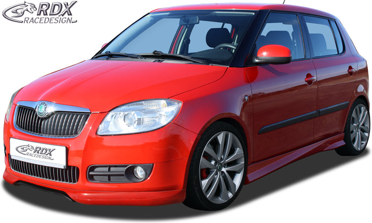 RDX Frontspoiler für SKODA Fabia 2 Typ 5J -2010 (auch für Roomster) Frontlippe Front Ansatz Spoilerlippe