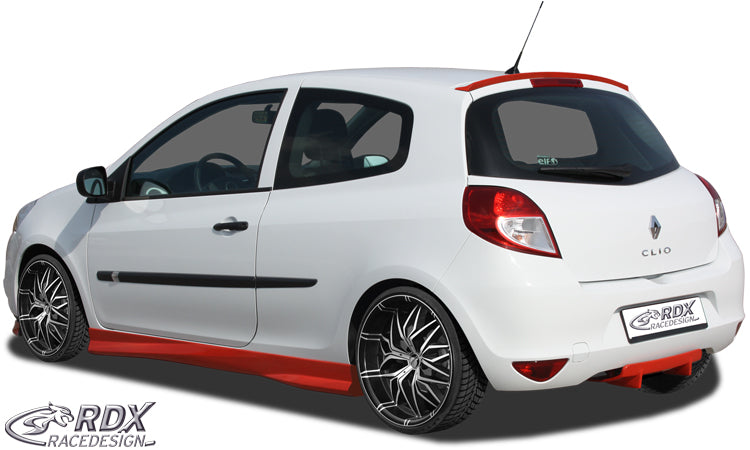 RDX Seitenschweller für RENAULT Clio 3 Phase 1 & 2 (nicht RS) "Turbo"
