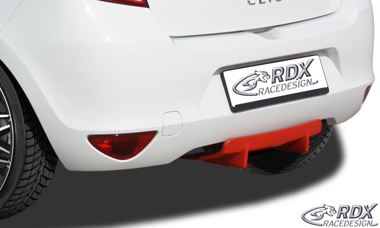 RDX Heckdiffusor U-Diff für RENAULT Clio 3 Phase 1 & 2 Diffusor Heck Ansatz