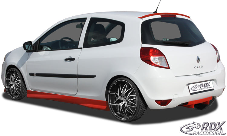 RDX Heckdiffusor U-Diff für RENAULT Clio 3 Phase 1 & 2 Diffusor Heck Ansatz