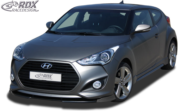 RDX Frontspoilerlippe VARIO-X für HYUNDAI Veloster Turbo Frontlippe Front Ansatz Vorne Spoilerlippe