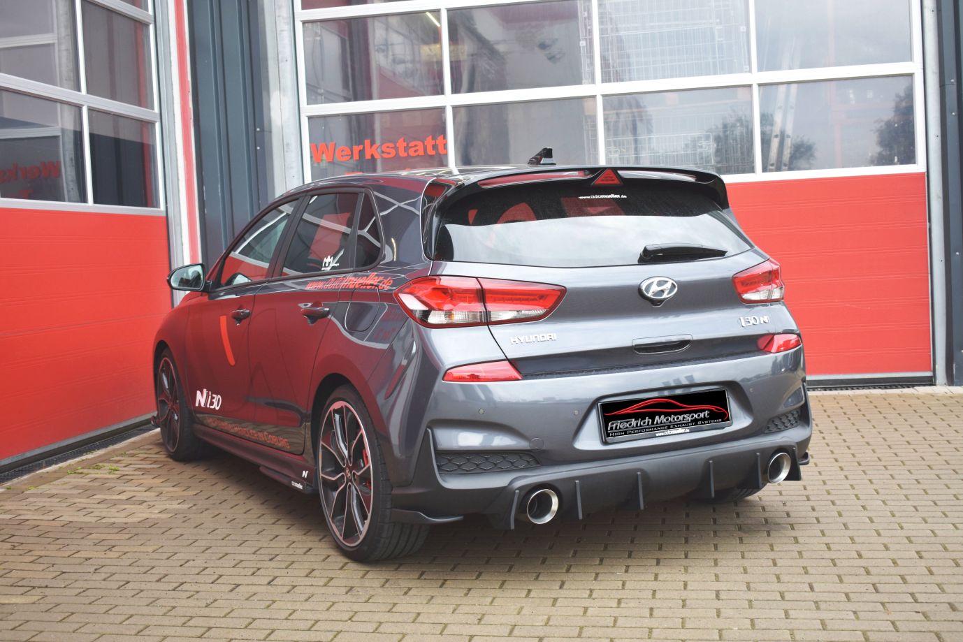 Friedrich Motorsport 90mm Duplex-Anlage für Hyundai i30 PDE (ab Bj. 09/2018-09/2020)