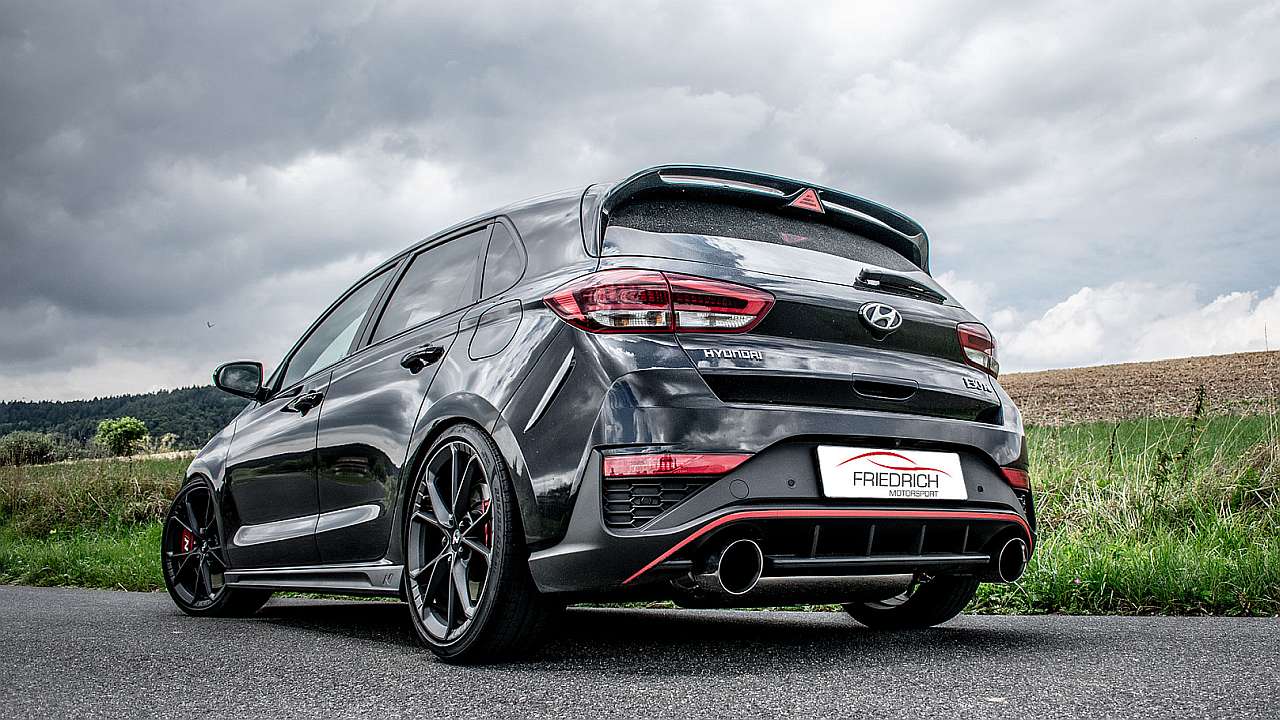 Friedrich Motorsport 90mm Duplex-Anlage für Hyundai i30 PDE (ab Bj. 05/2021)